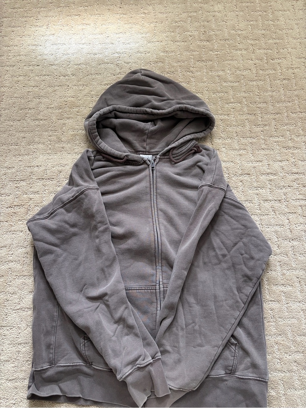 TNA Cozy Fleece Hoodie in Gray